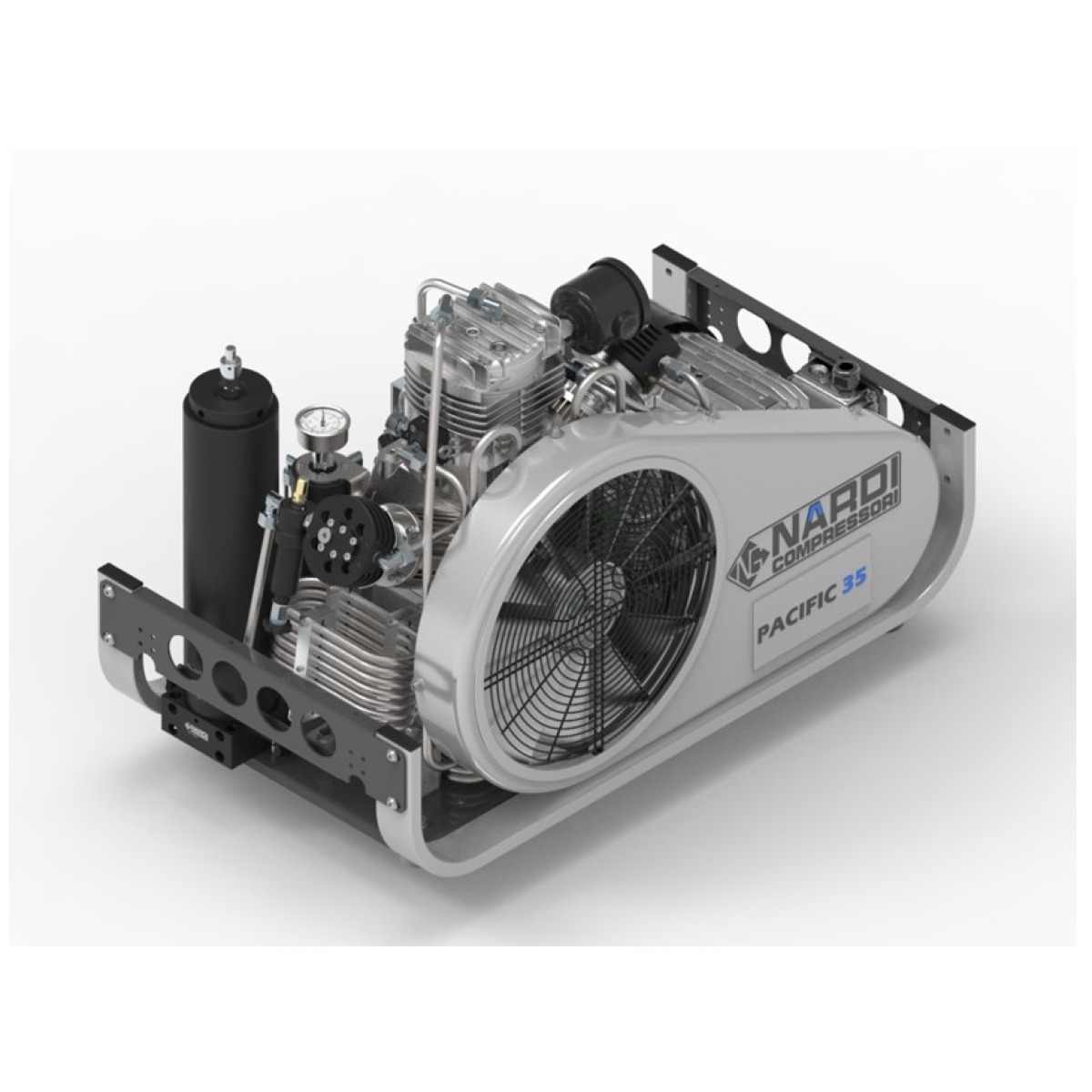 <div class="artikeluber">Hochdruck-/Atemluftkompressor</div> PACIFIC E 35 - 225 bar