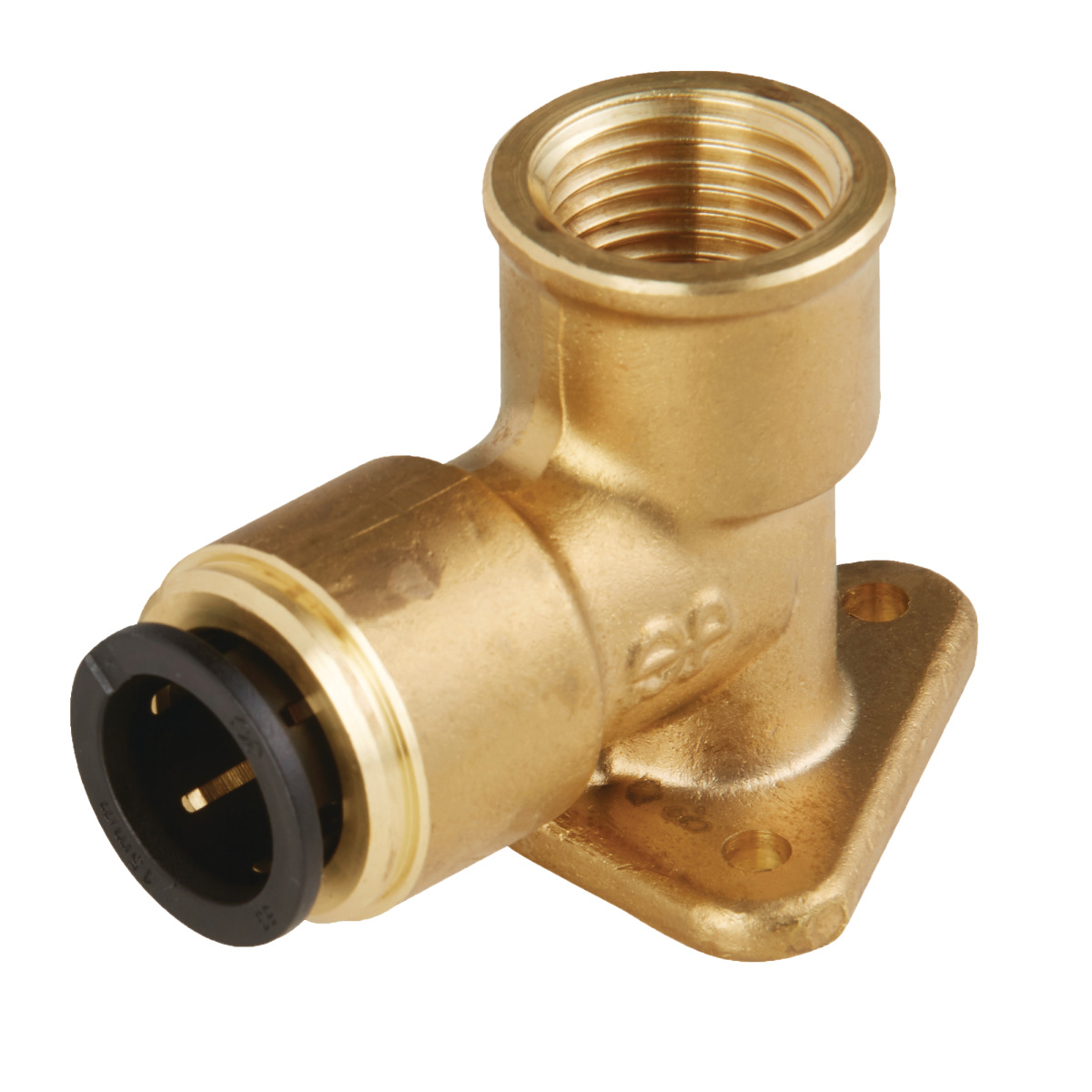 AEROconnect Wandwinkel Ø 22 mm Messing